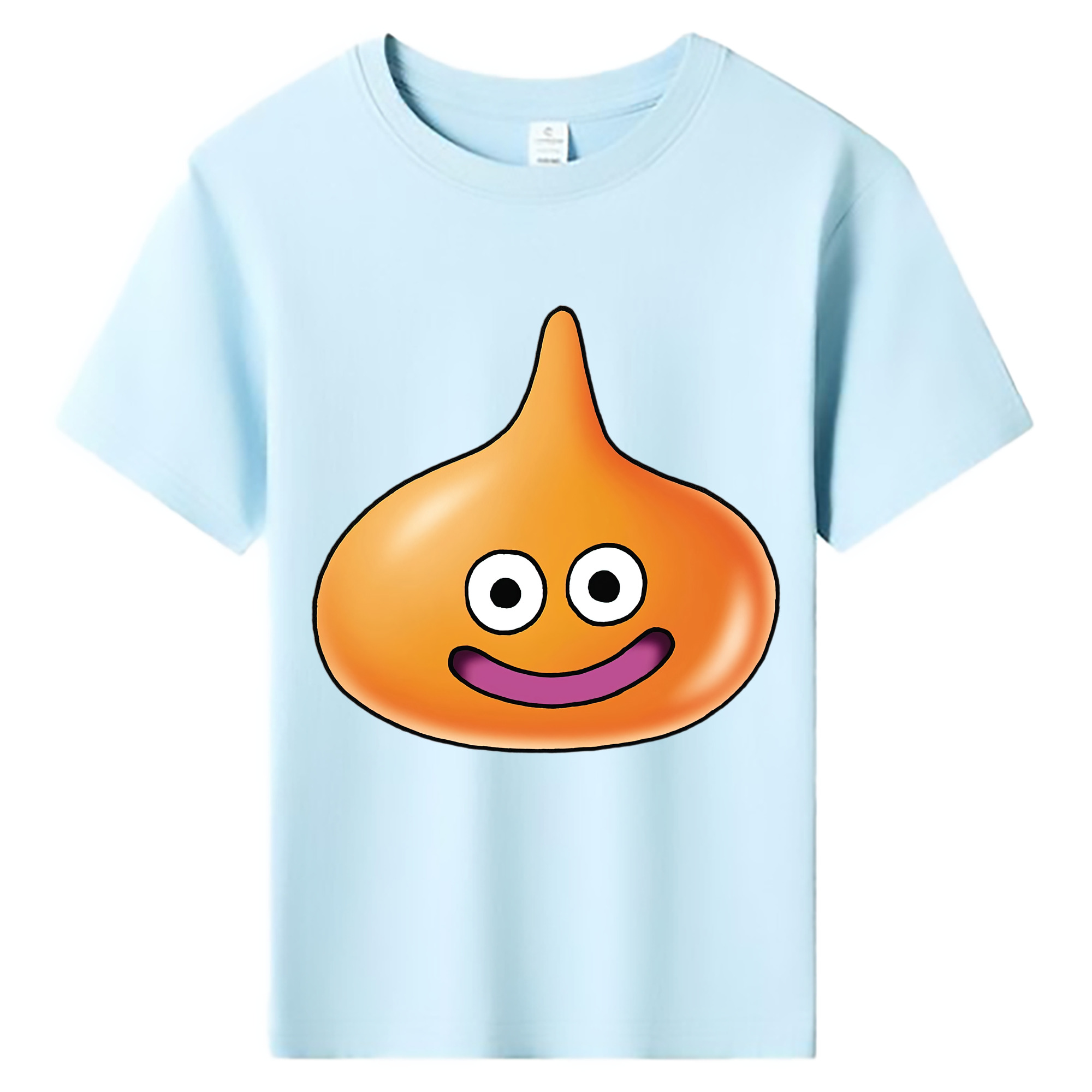 （画像用） ドラゴンクエスト Doragon Kuesuto Dragon Quest 綿100％キッズTシャツ（フロントプリント）